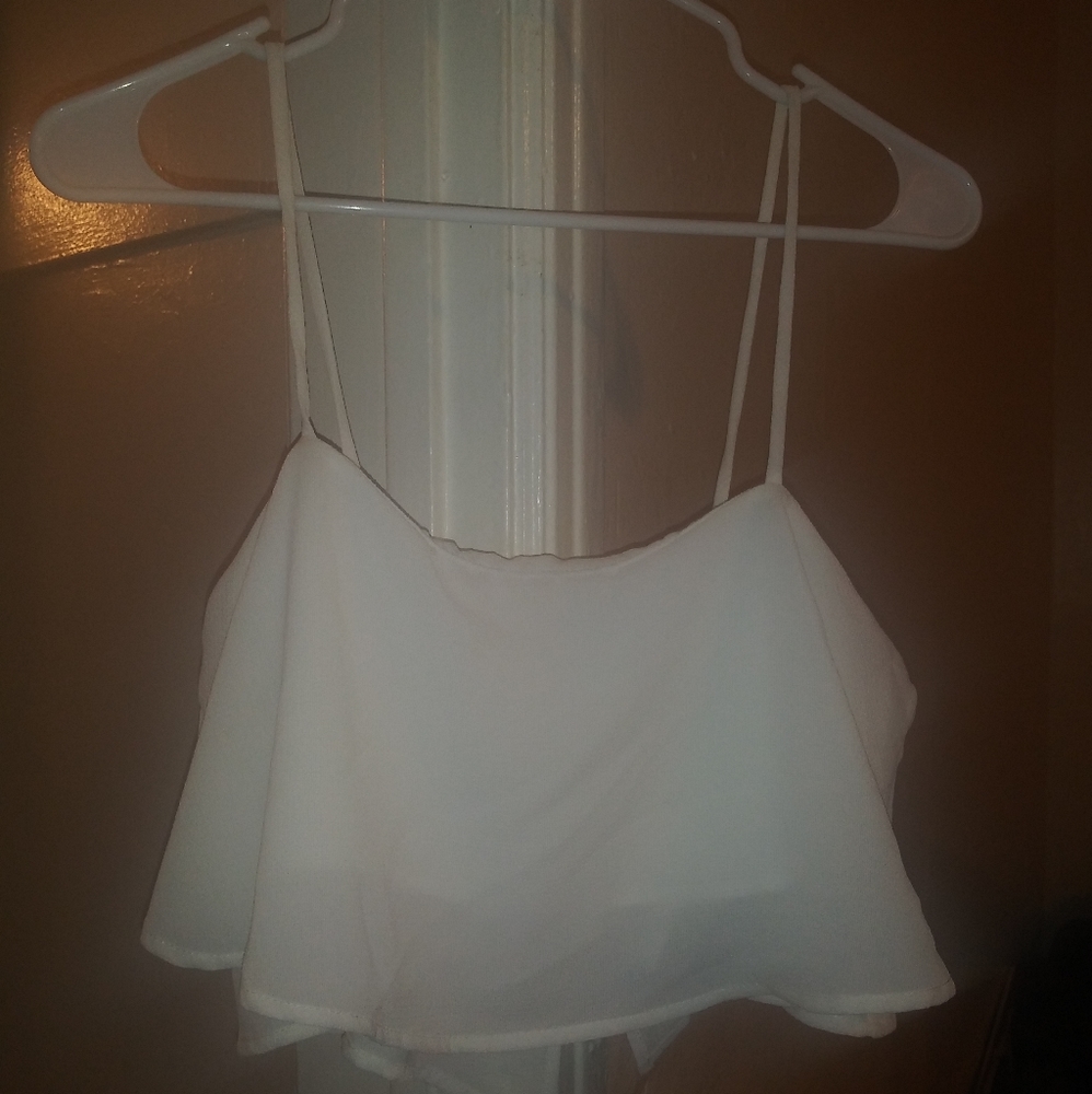 White Crop Top